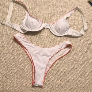 White bikini